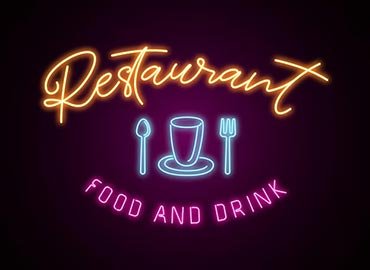 Food Court Neon Signage Supplier & Manufacturers in Dubai, UAE